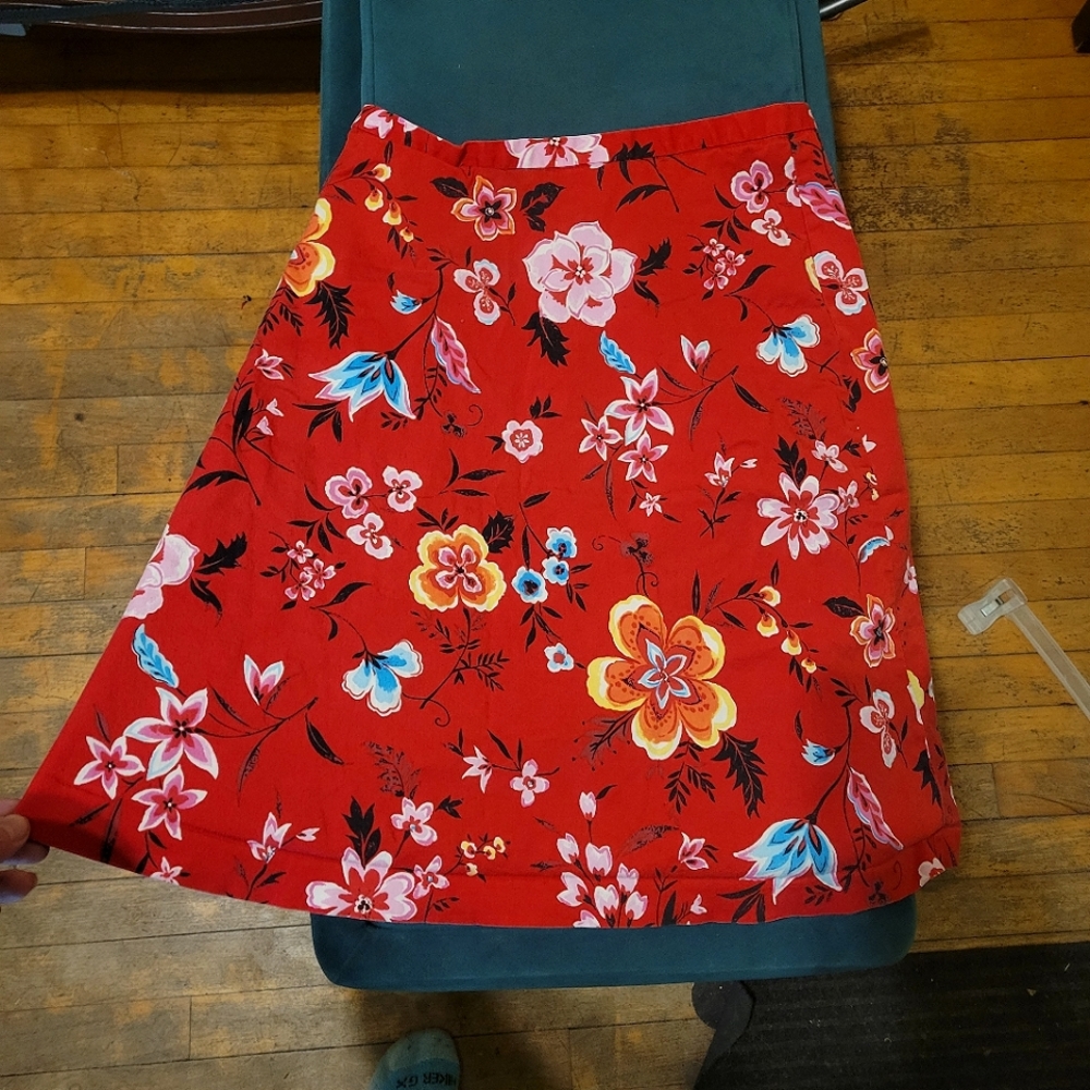 A-Line floral skirt, Icône (Simons), Sz8